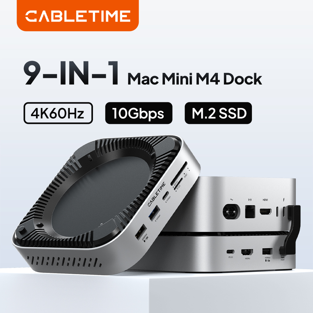 Portable Ssd Enclosure - Док-станция CABLETIME 9 в 1 для
