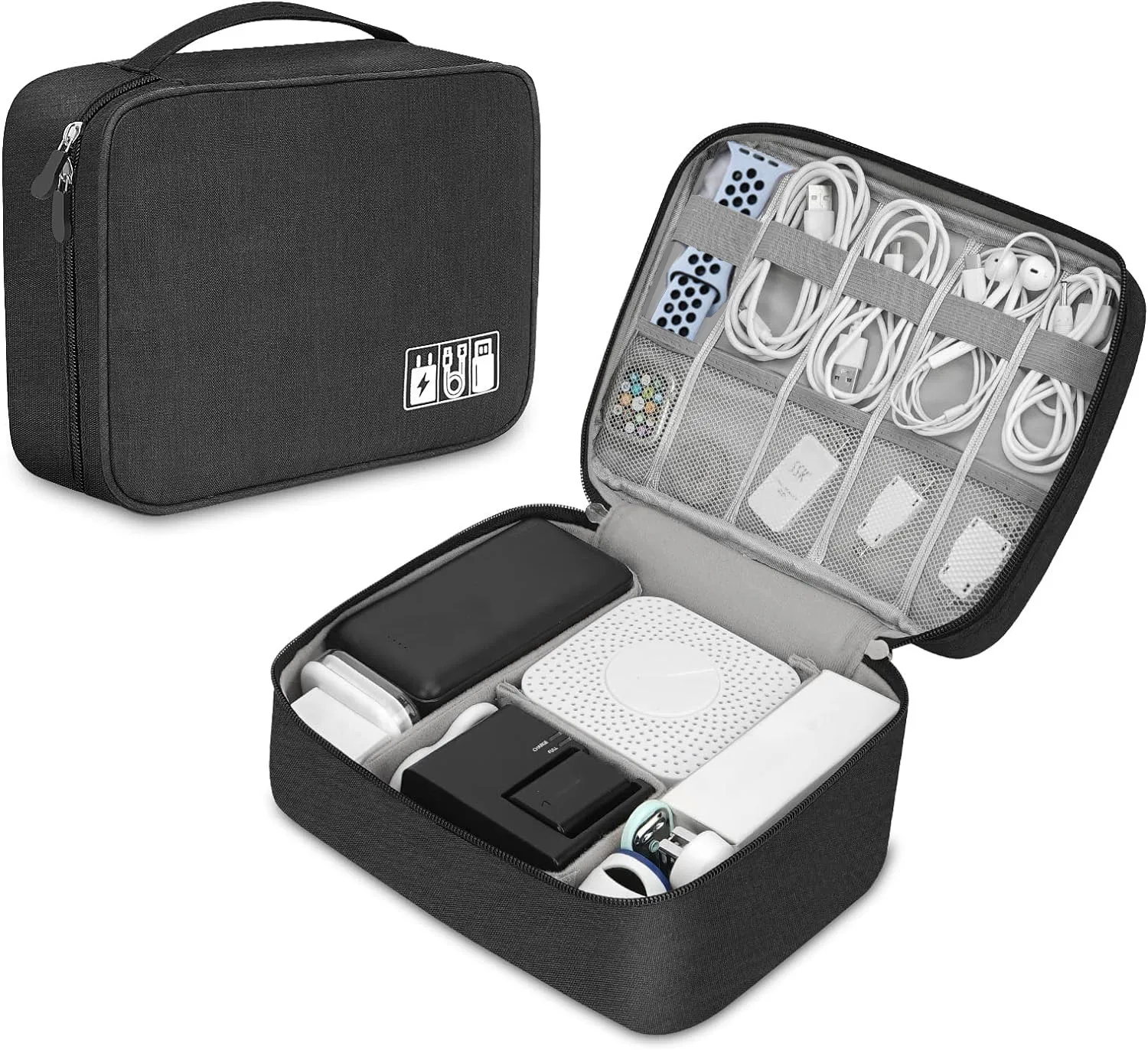 Tech Accessories Organizer Pouch - Портативный технологический органайзер для электронных аксессуаров,