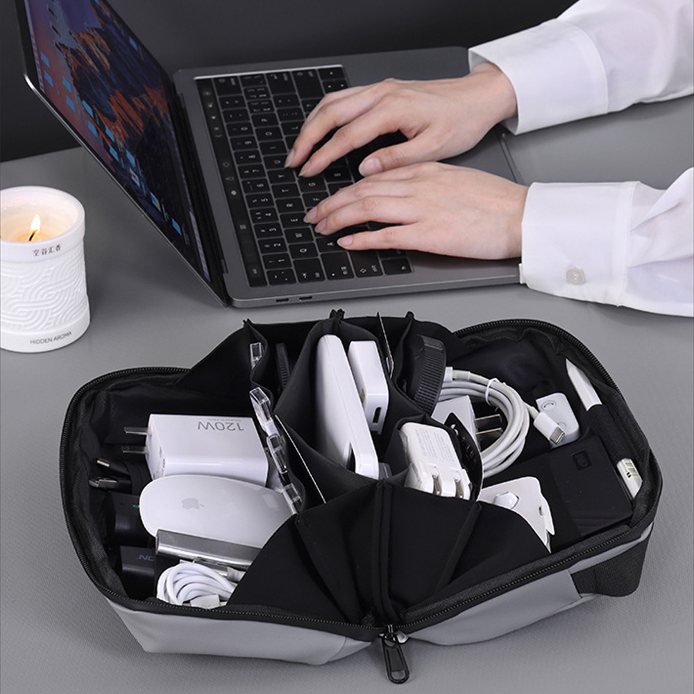Tech Accessories Organizer Pouch - 1 шт., дорожная техническая сумка, водонепроницаемый