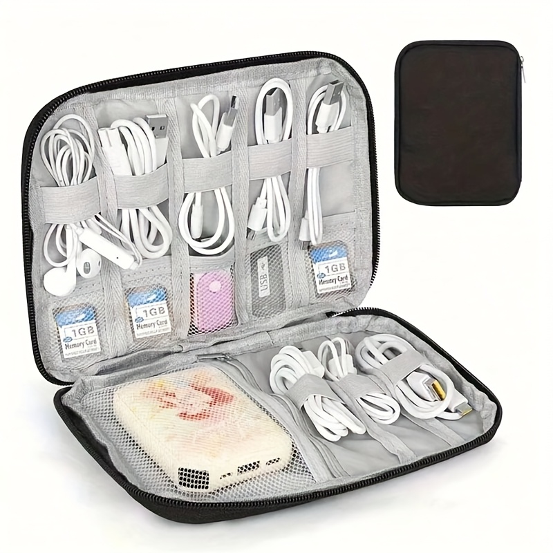 Tech Accessories Organizer Pouch - 1 шт. дорожный органайзер для кабелей,