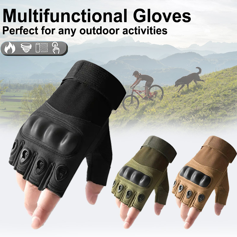 Tech Wear Accessories - 1 пара тактических перчаток без пальцев