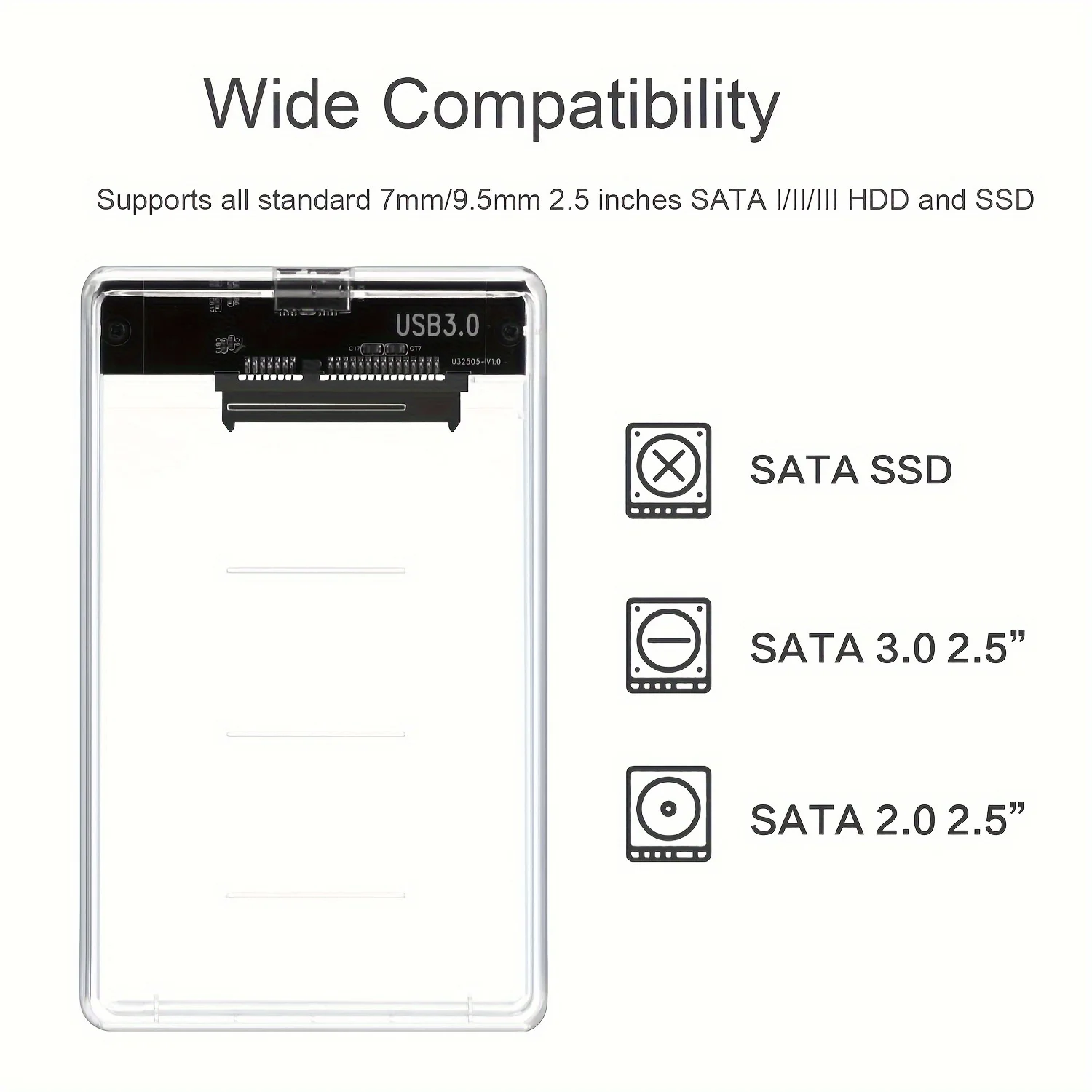Прозрачный корпус для HDD, вне – обзор и цена Portable Ssd Enclosure