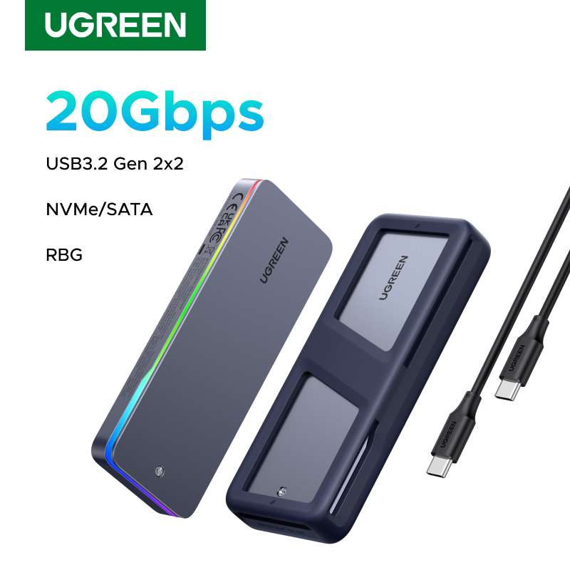 UGREEN 20 Гбит/с M.2 SSD Корпу – обзор и цена Portable Ssd Enclosure