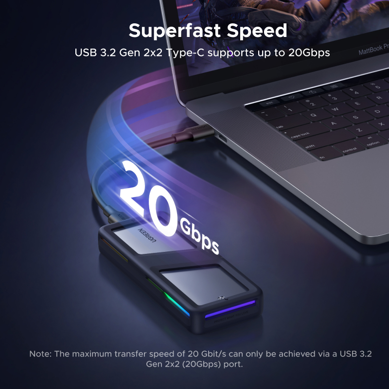 UGREEN 20 Гбит/с M.2 SSD Корпу – обзор и цена Portable Ssd Enclosure