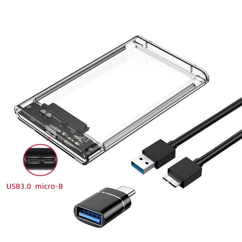 Прозрачный корпус для HDD, вне – обзор и цена Portable Ssd Enclosure