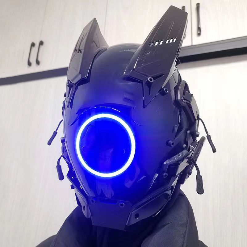 Киберпанк-маска с LED-подсветк – обзор и цена Tech Wear Accessories